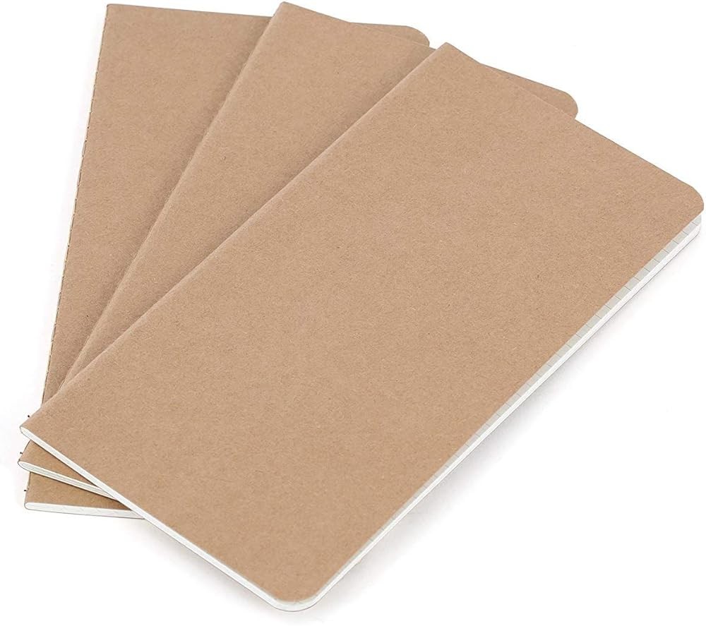 Wanderings Blank Regular Size Travelers Notebook Inserts | /11cm x 21cm |