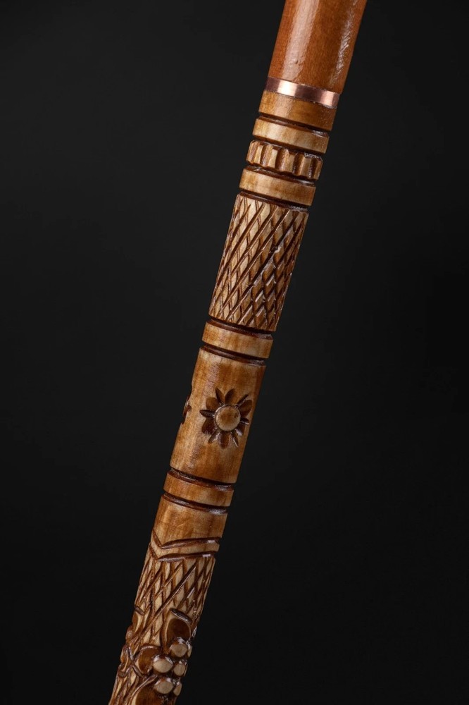 Handmade Eagle Walking Cane Hand Carved Handmade