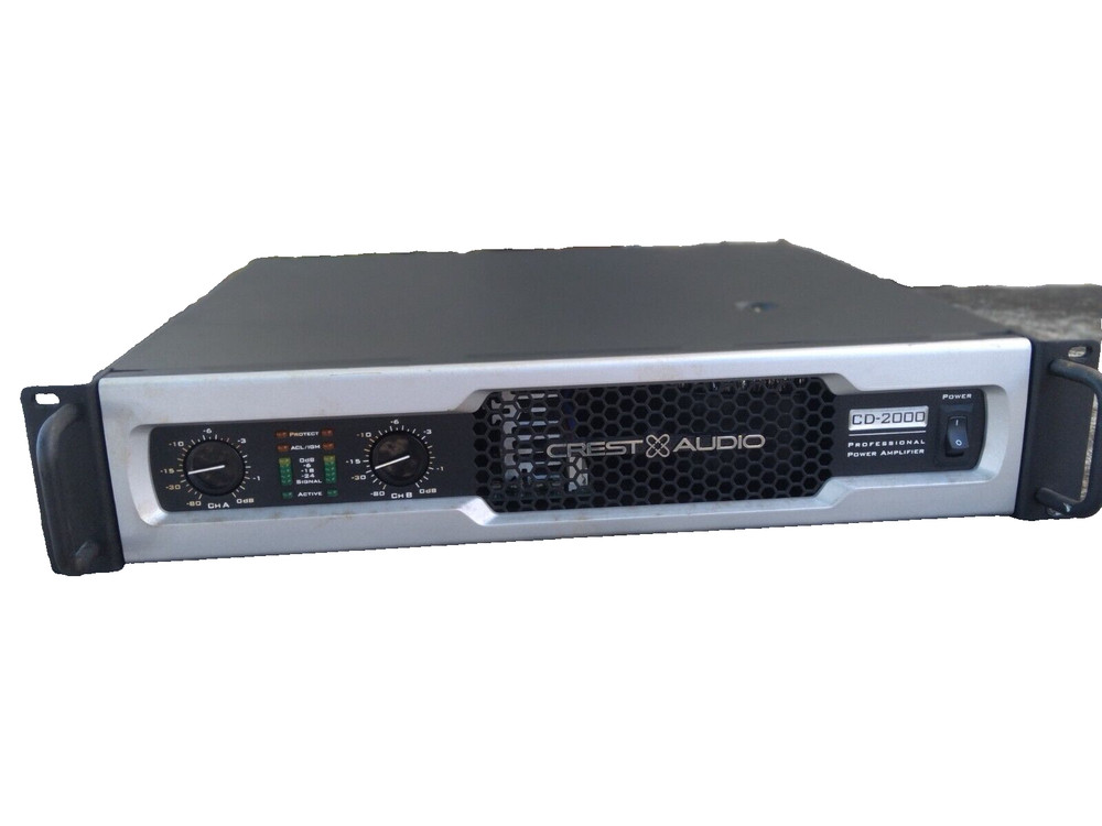 Crest Audio CD 2000 Professional Power Amplifier (2000 Watts)