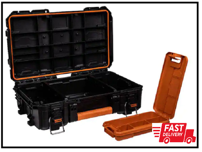 RIDGID 2.0 Pro Gear System Power Tool Case and Storage Tool Box