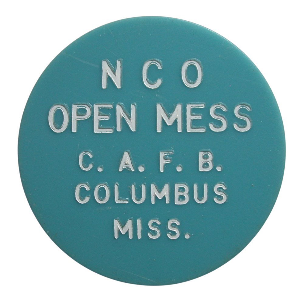 Columbus, MS NCO Open Mess G/F 25¢ Token
