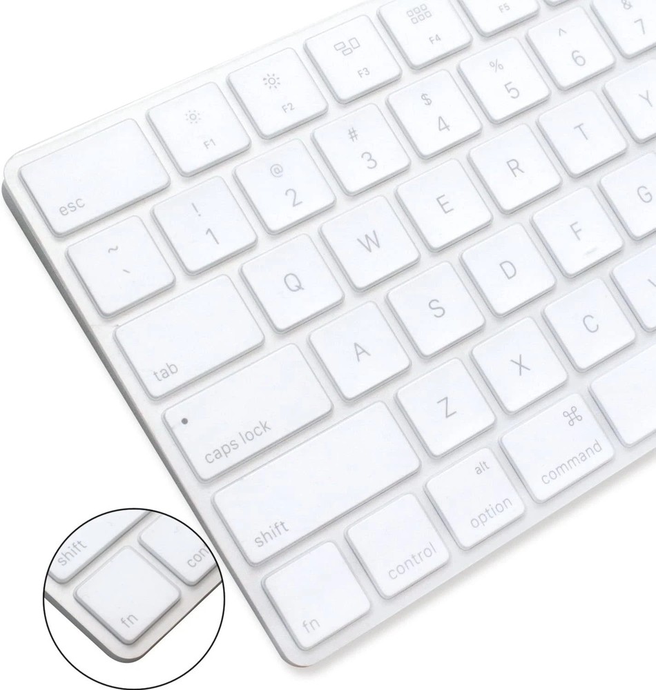 Ultra Thin Silicone Keyboard Cover Protector Skin for Apple iMac Magic Keyboard