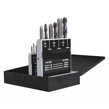 Hand Tap Drill Bit Set, 18-Piece, 5Pxj4