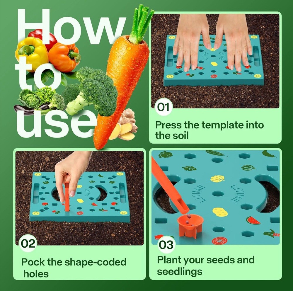 Litime Seed Spacing Template