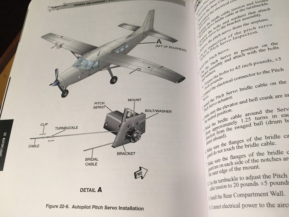 Cessna 208 & 208B Maintenance Training Manuals, a 2 Vol. Set