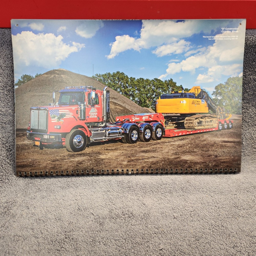 Fleetpride 2021 Calendar. Tractor Trailers. Excellent Condition.