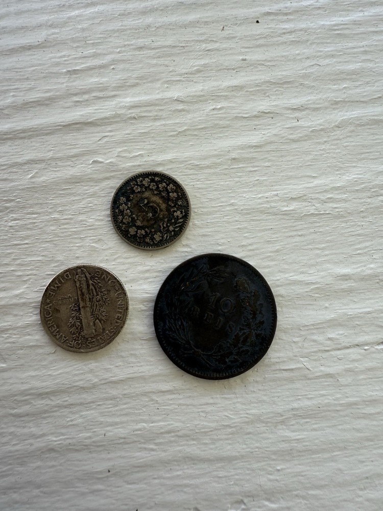 Rare Coin Lot Foreign 1882 10 Reis