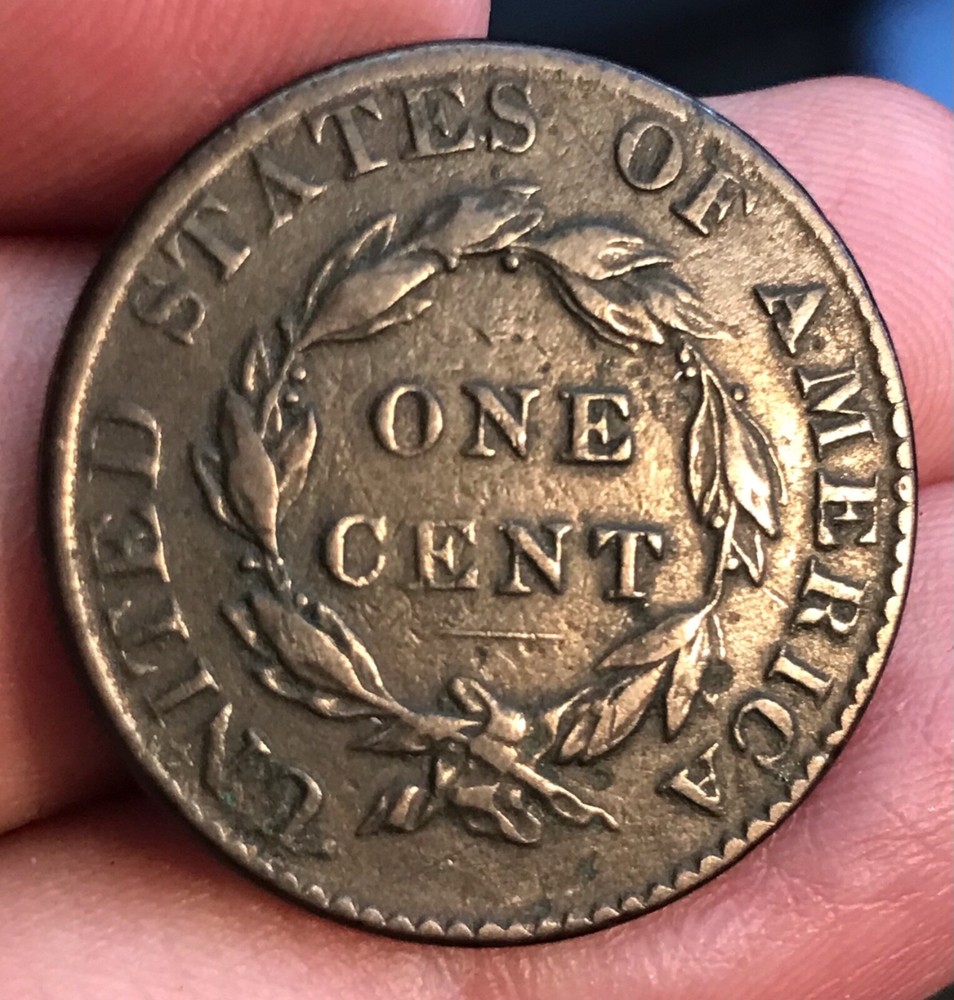 1822 large cent, nice coin