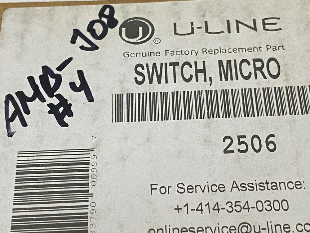 OEM U-Line Switch Micro 2506