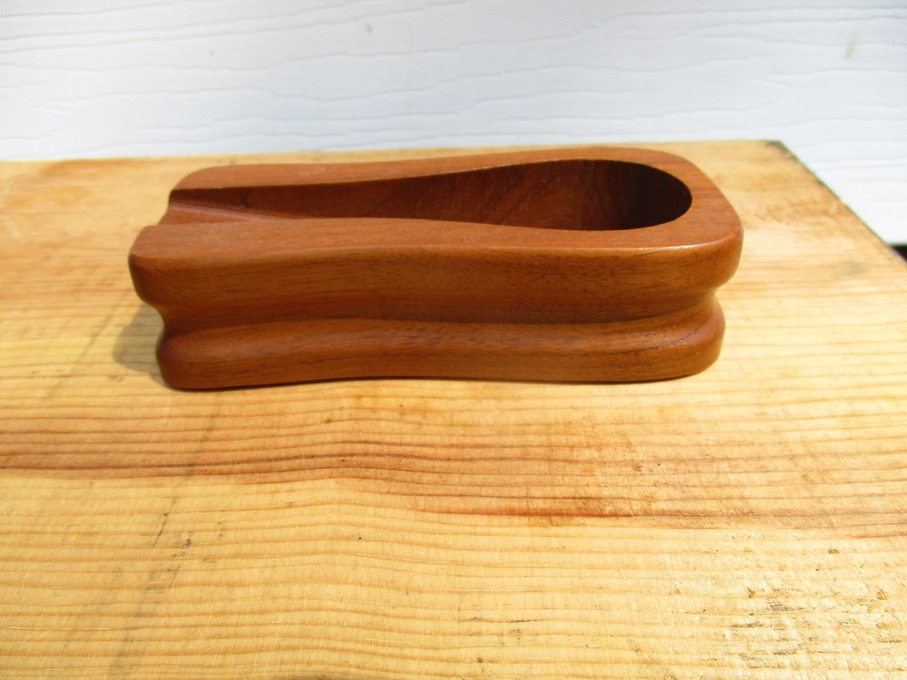 Vintage Decatur Pipe Rest Single Wood Walnut
