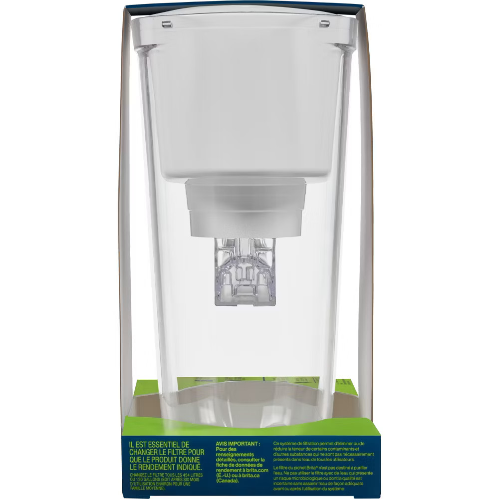Brita Water Filter Soho Water Pitcher Dispensers with Longlast Water Filter -