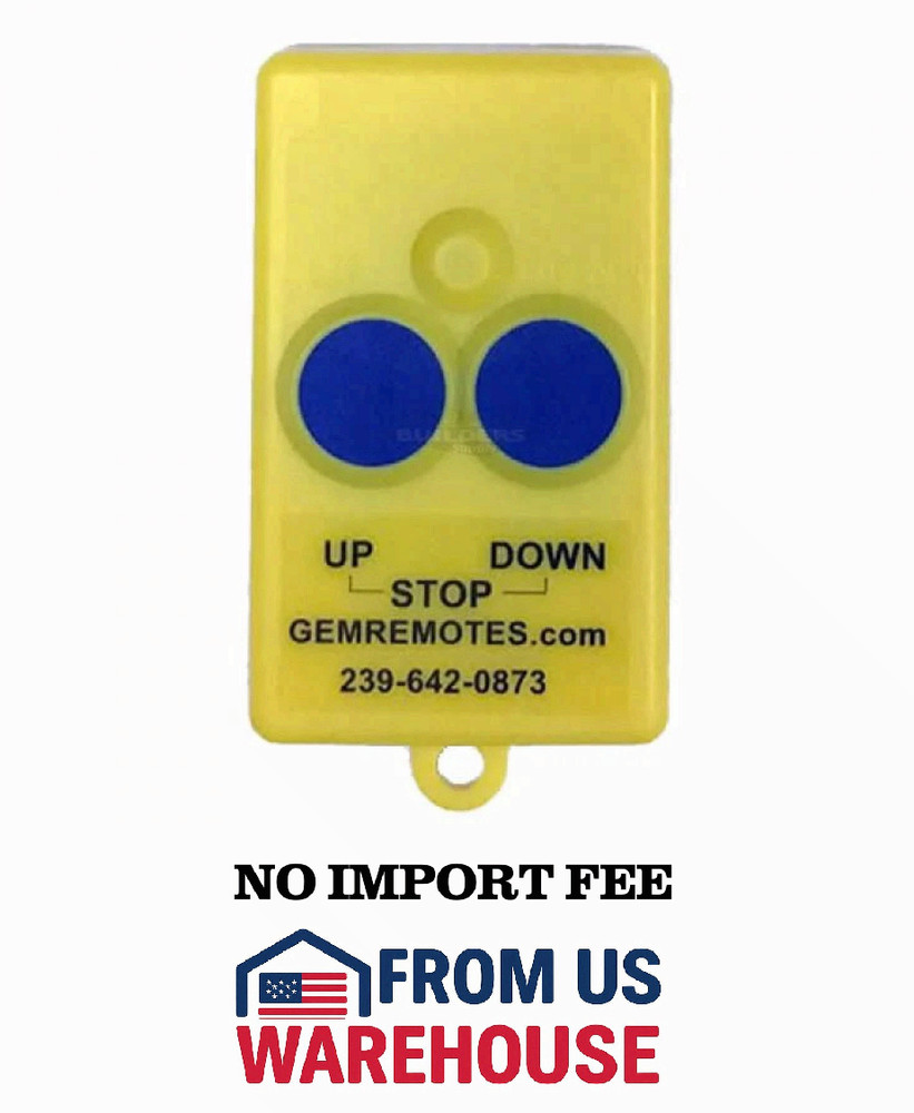 GEM SP-6230T Two Button Replacement Remote Transmitter