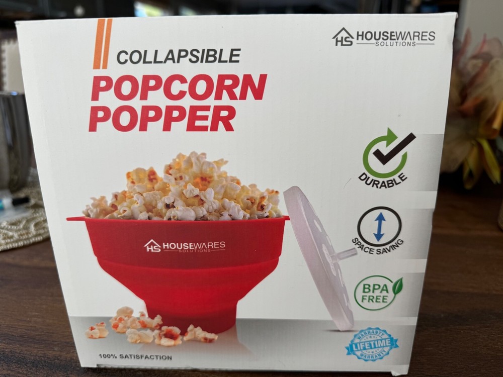 Microwave popcorn popper - NWT