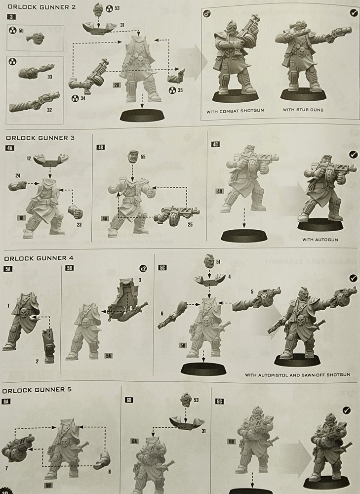 Orlock gang Bits Necromunda Warhammer 40k