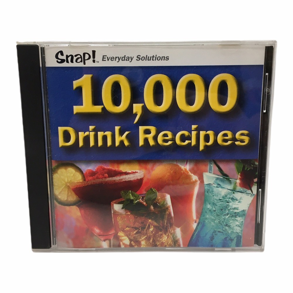 10,000 Drink Recipes PC/CD-ROM