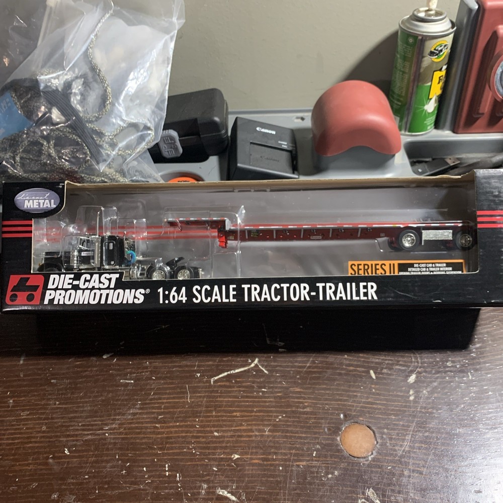 Diecast Peterbilt Transcraft Tractor+trailer