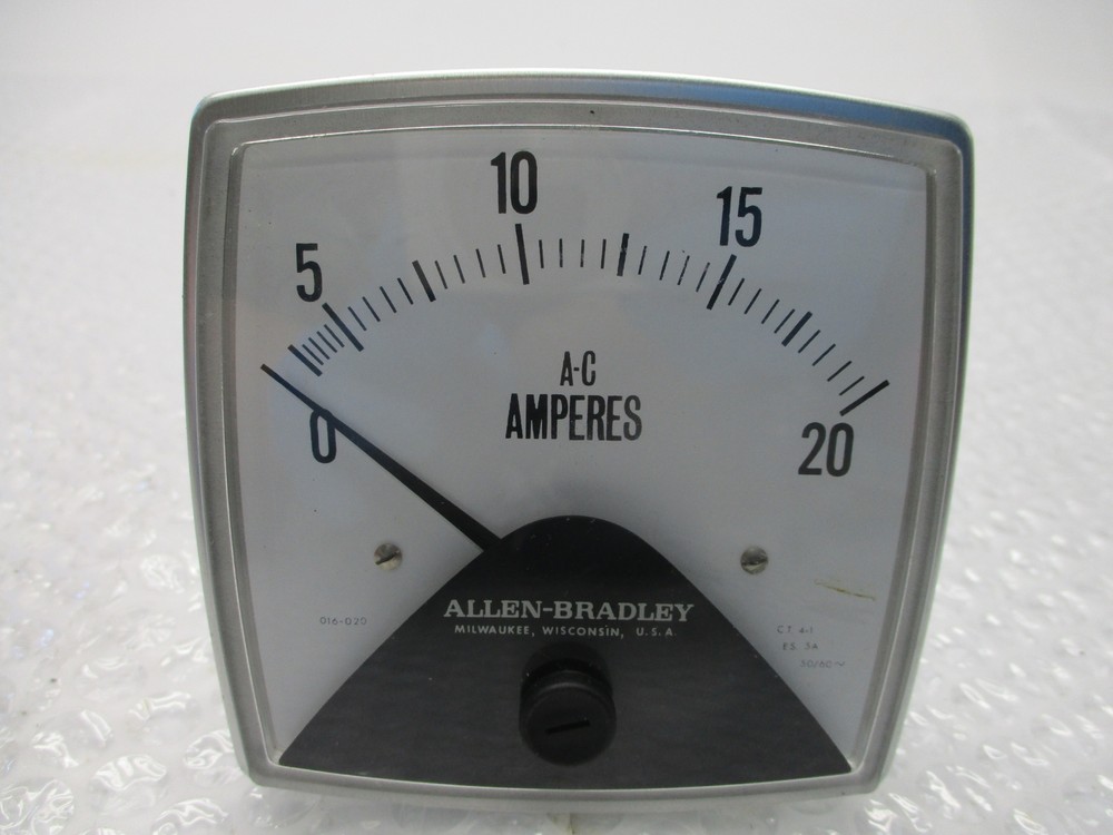 CROMPTON 016-02AA-LSNG PANEL METER 0-20 AMP NSNP