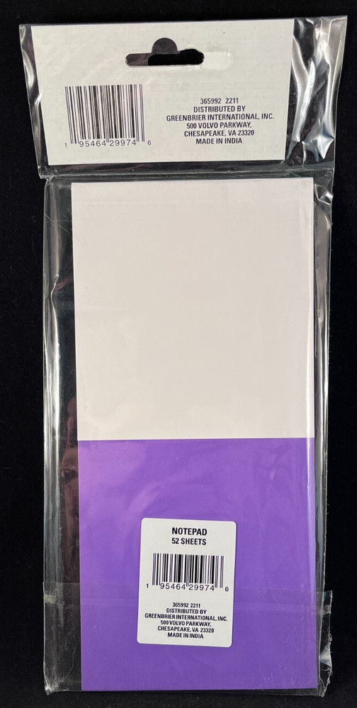 '80s Pets Notepad - Dog - Note Pad - 52 Sheets - 8" x 3.75"