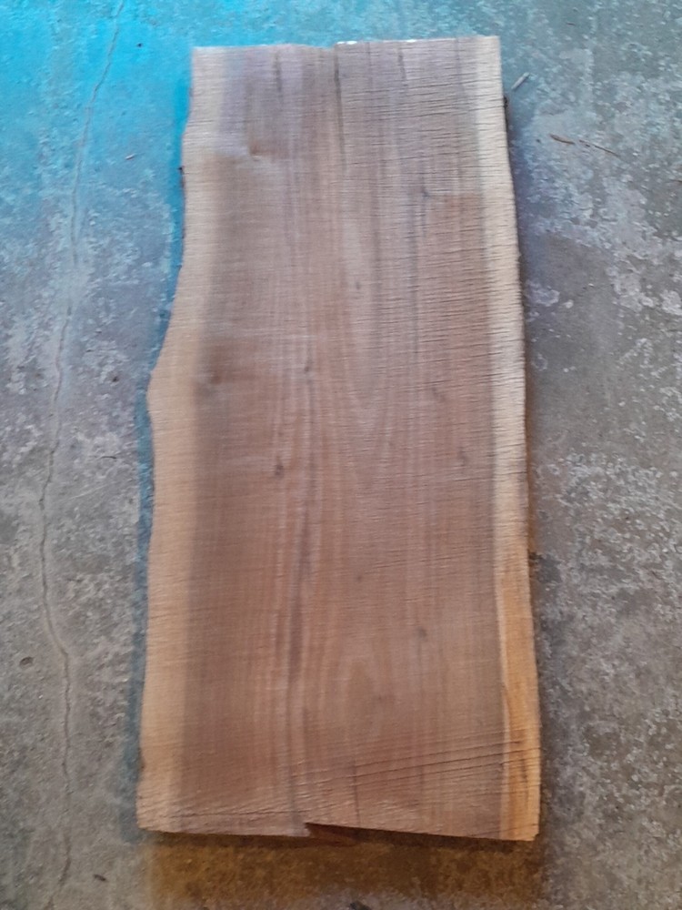 2 Inch Thick Black Walnut Live Edge Slab