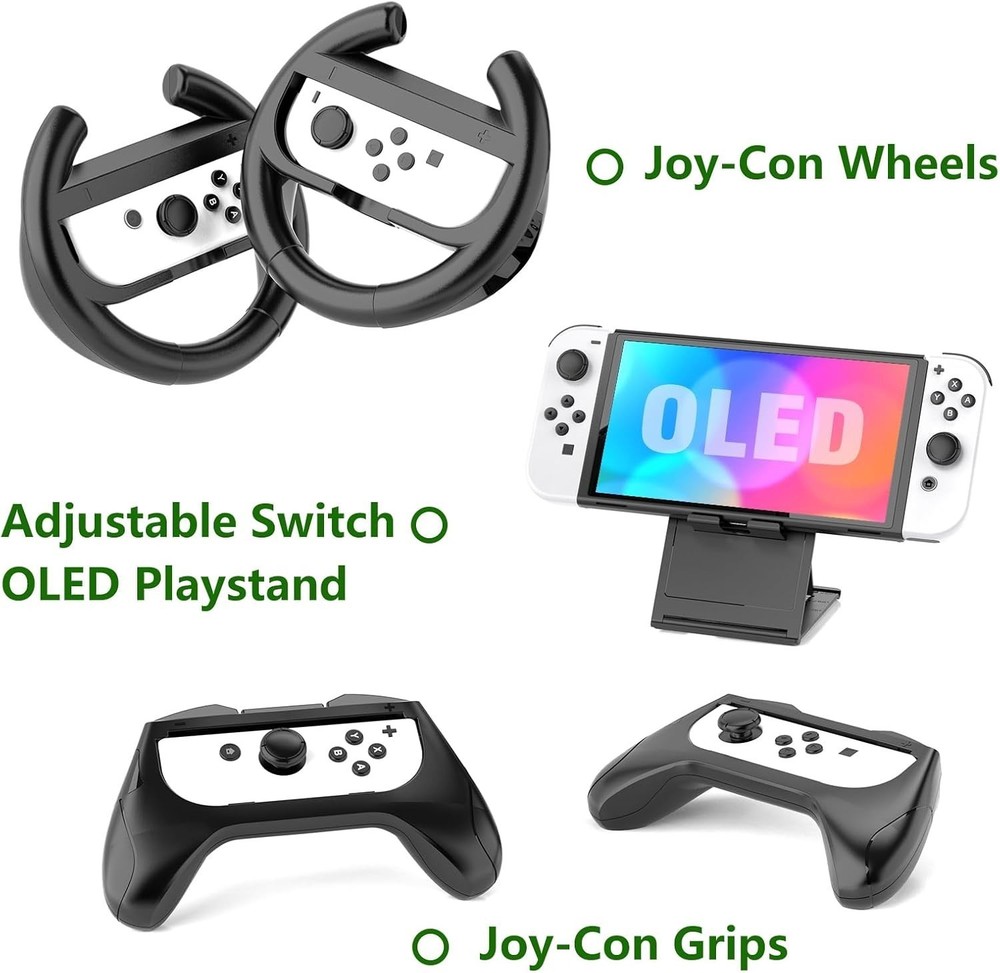 27 in 1 Upgraded Switch OLED Accessories, Switch Accessory Bundle Kit For Gift,s