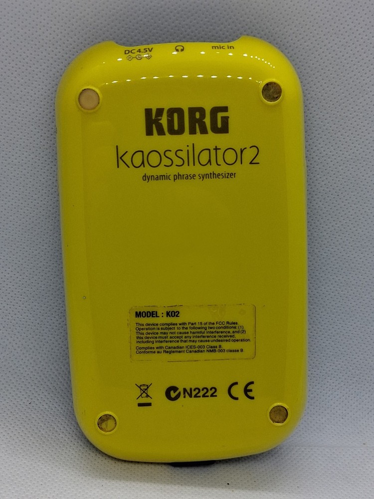 KORG KAOSSILATOR 2 KO2 Dynamic Phrase Synthesizer DJ Effector Touchpad