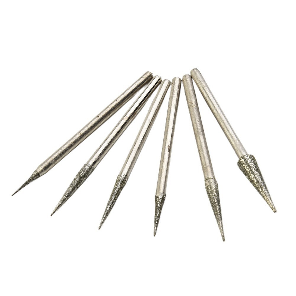 Grinding Head Carving Tool D Needle Grinding Head Needle Bits 2.35mm Shank