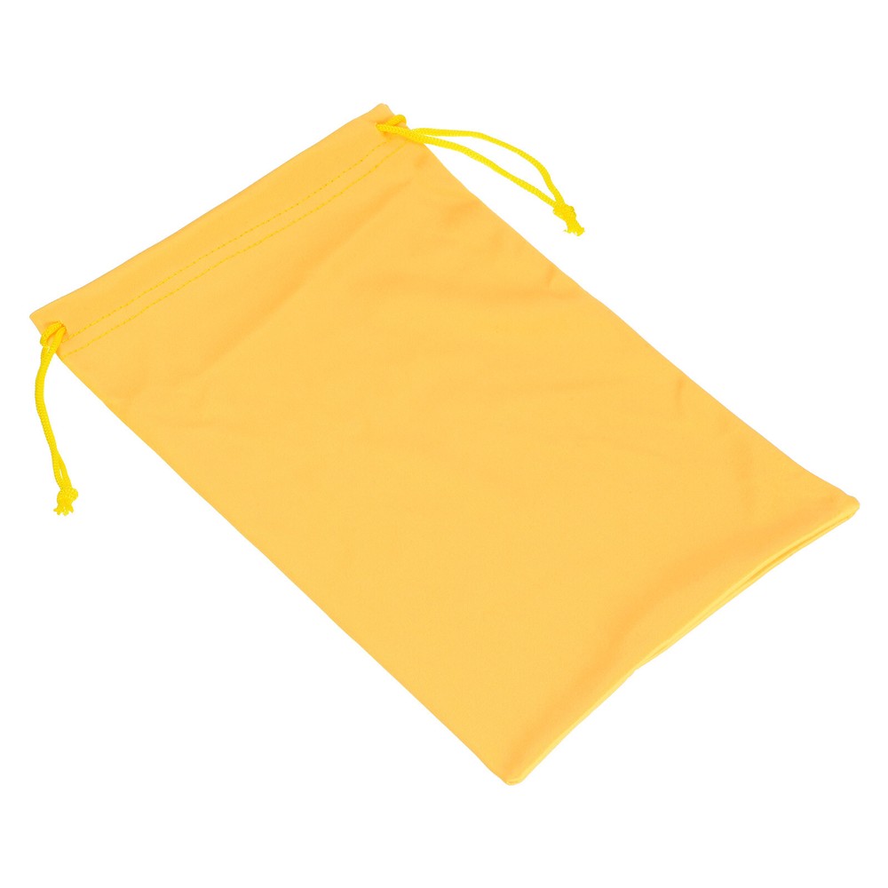 Ski Goggle Bag, Microfiber Snow Goggles Case Drawstring Pouch Yellow