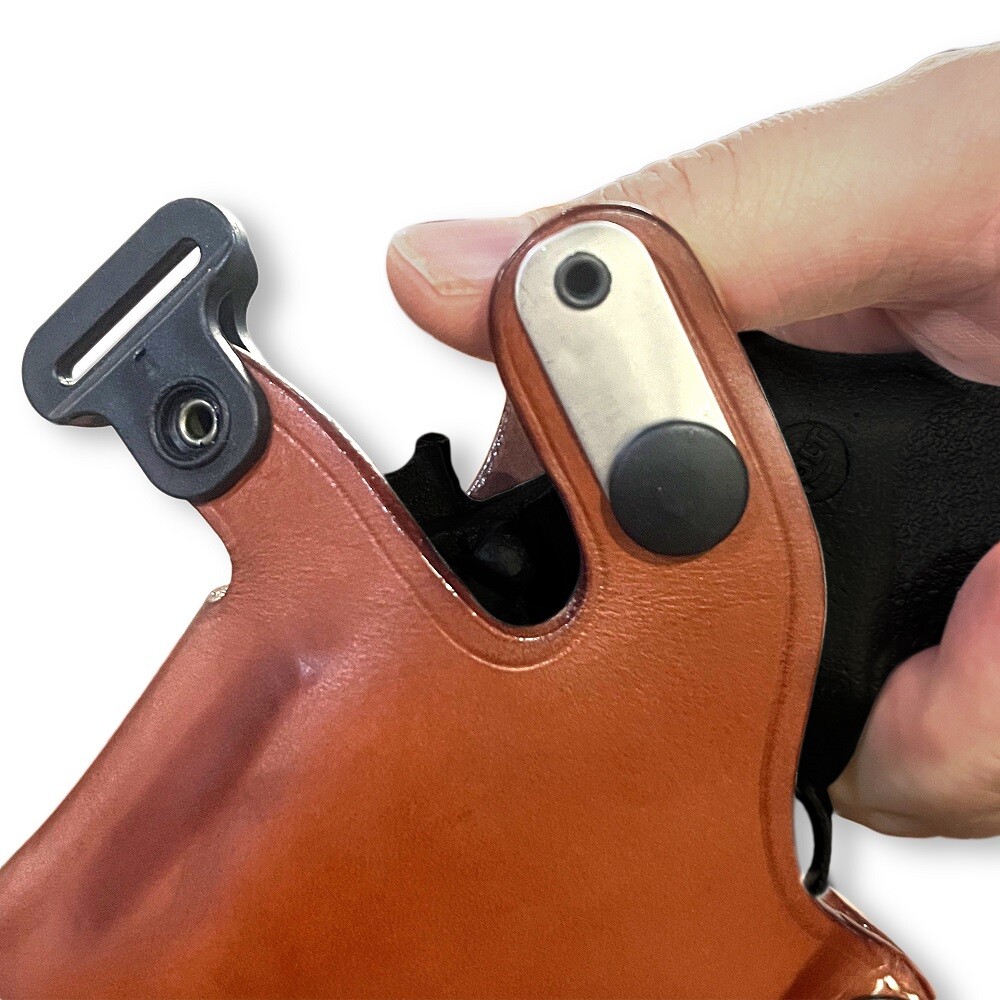 Horizontal Shoulder Holster Fits, Colt Python 357 Magnum 2-1/2" Barrel #1305#