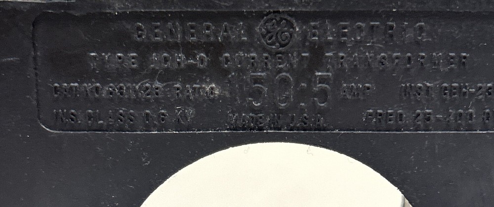 GENERAL ELECTRIC,631X28,CURRENT TRANSFORMER