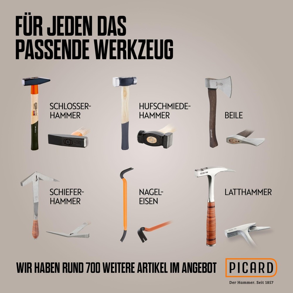 Framing Hammer BlackTec FS No. 327 400g | Ergonomic 3 Component Handle |...