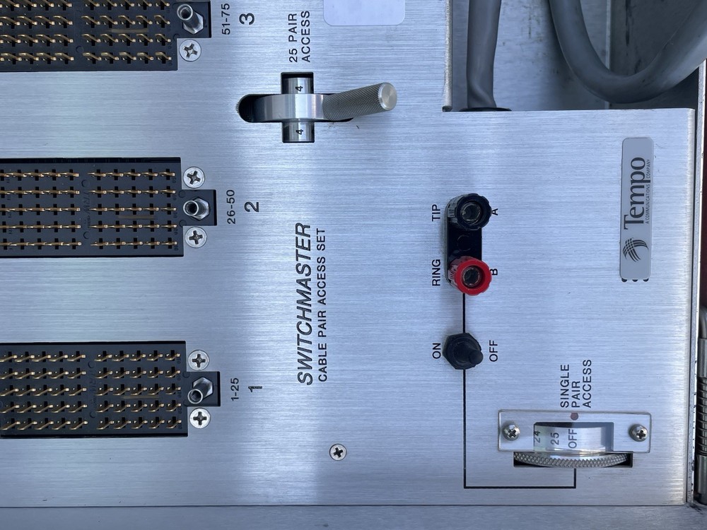 INDUSTRIAL TECHNOLOGY SWITCHMASTER 110A CABLE ACCESS SET