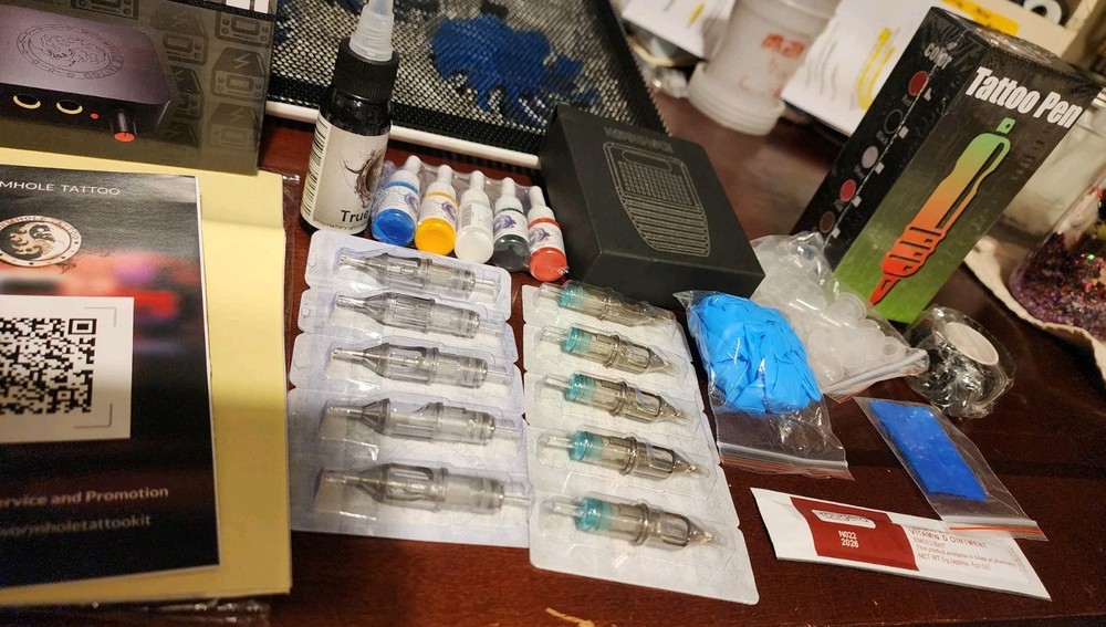 tattoo kit with ink