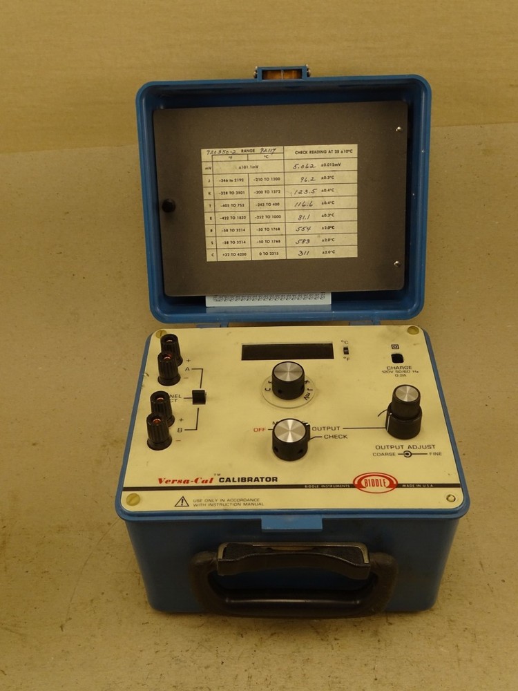 Biddle Versa-Cal Calibrator Untested, 720350-2