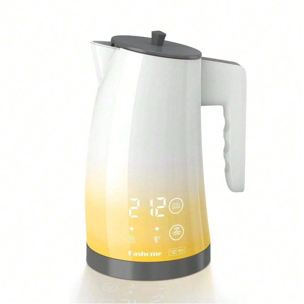 1200W Electric Kettle, 5-Temp Control, 2H Keep Warm, Stainless Steel Interior