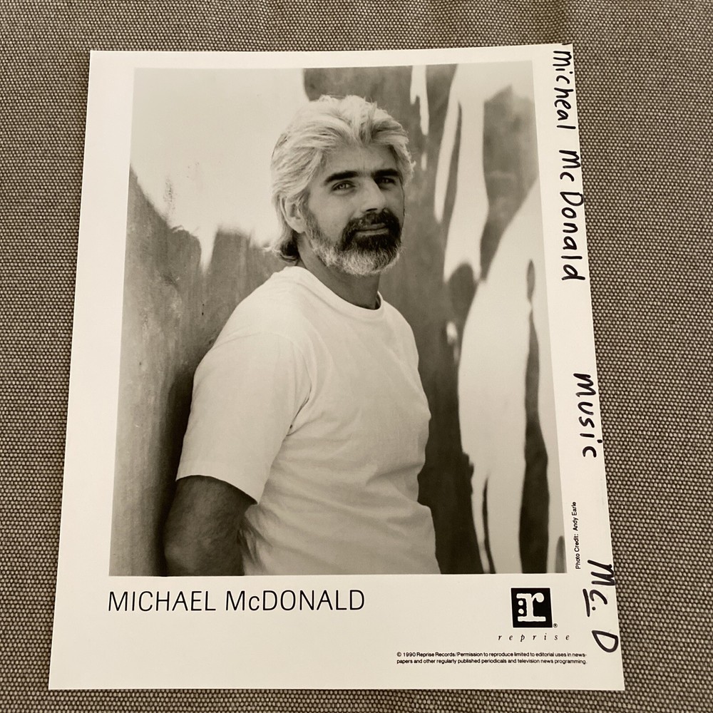 Michael McDonald Press Photo 8x10”. See Description.