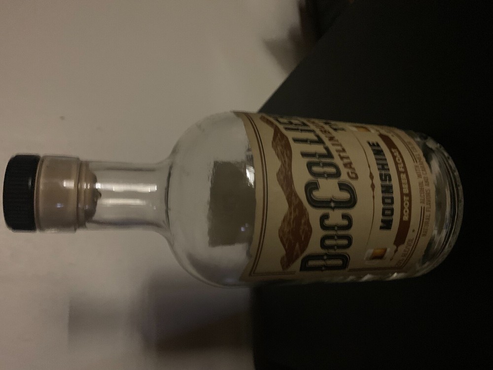 doc collier gatlinburg tn. moonshine root beer float empty bottle