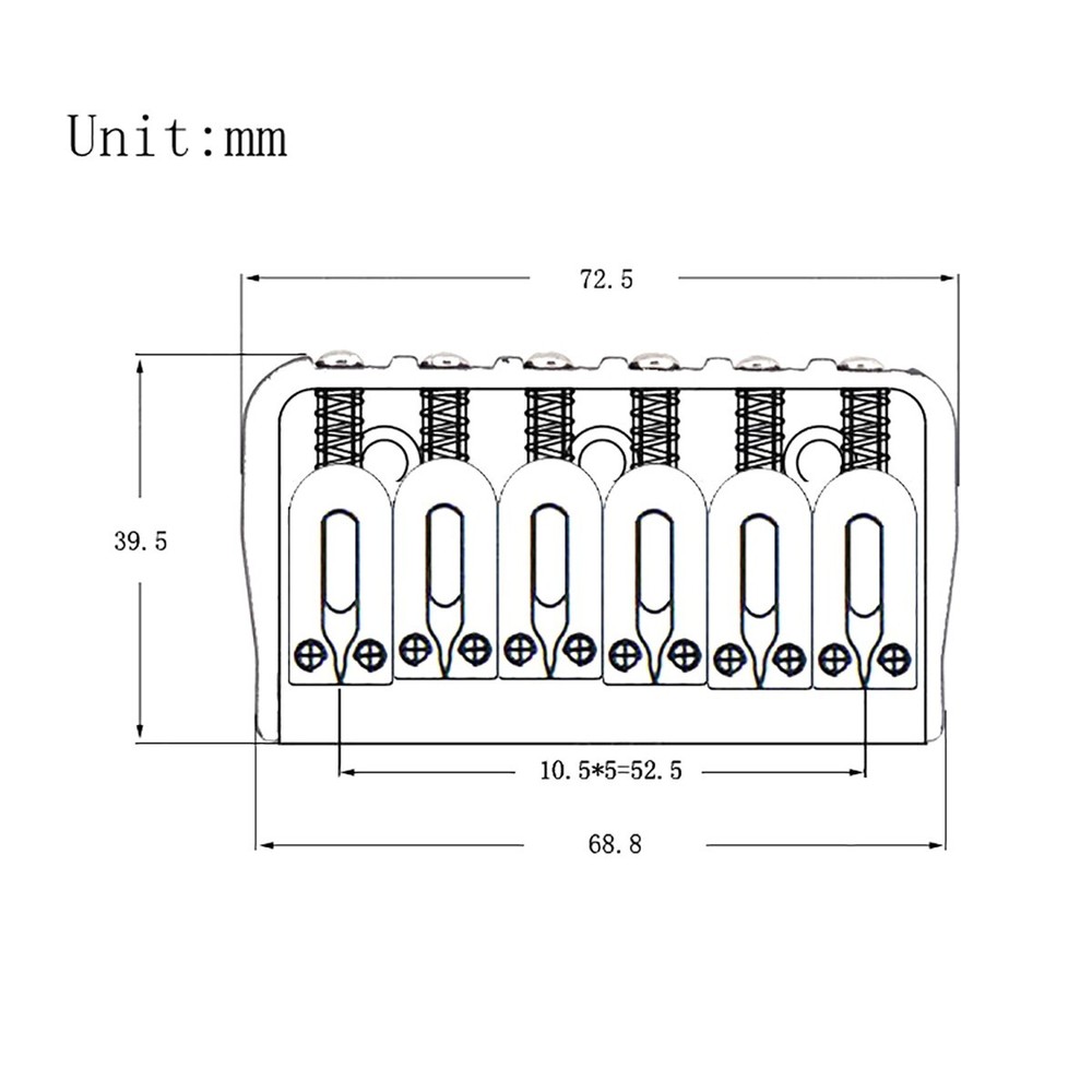 6 Strings Black Electric Guitar Bridge String Through Body Fixed Bridge