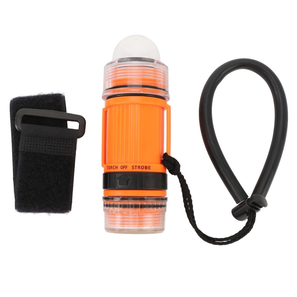 Waterproof Dive Strobe Flashlight High Brightness LED For Underwater Advent RAVV