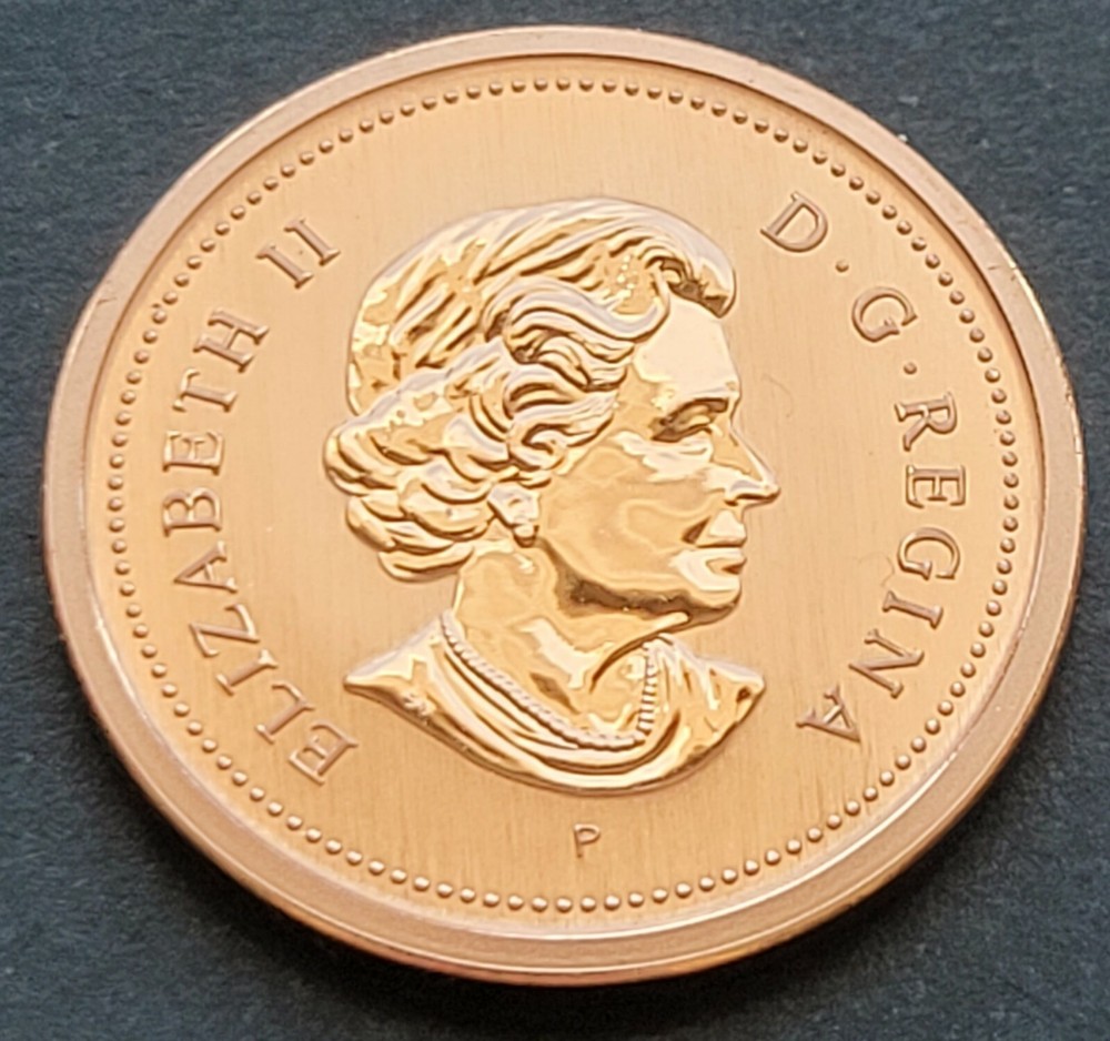 ***CANADA ONE CENT 2004 P *** SPECIMEN *** MAGNETIC ***