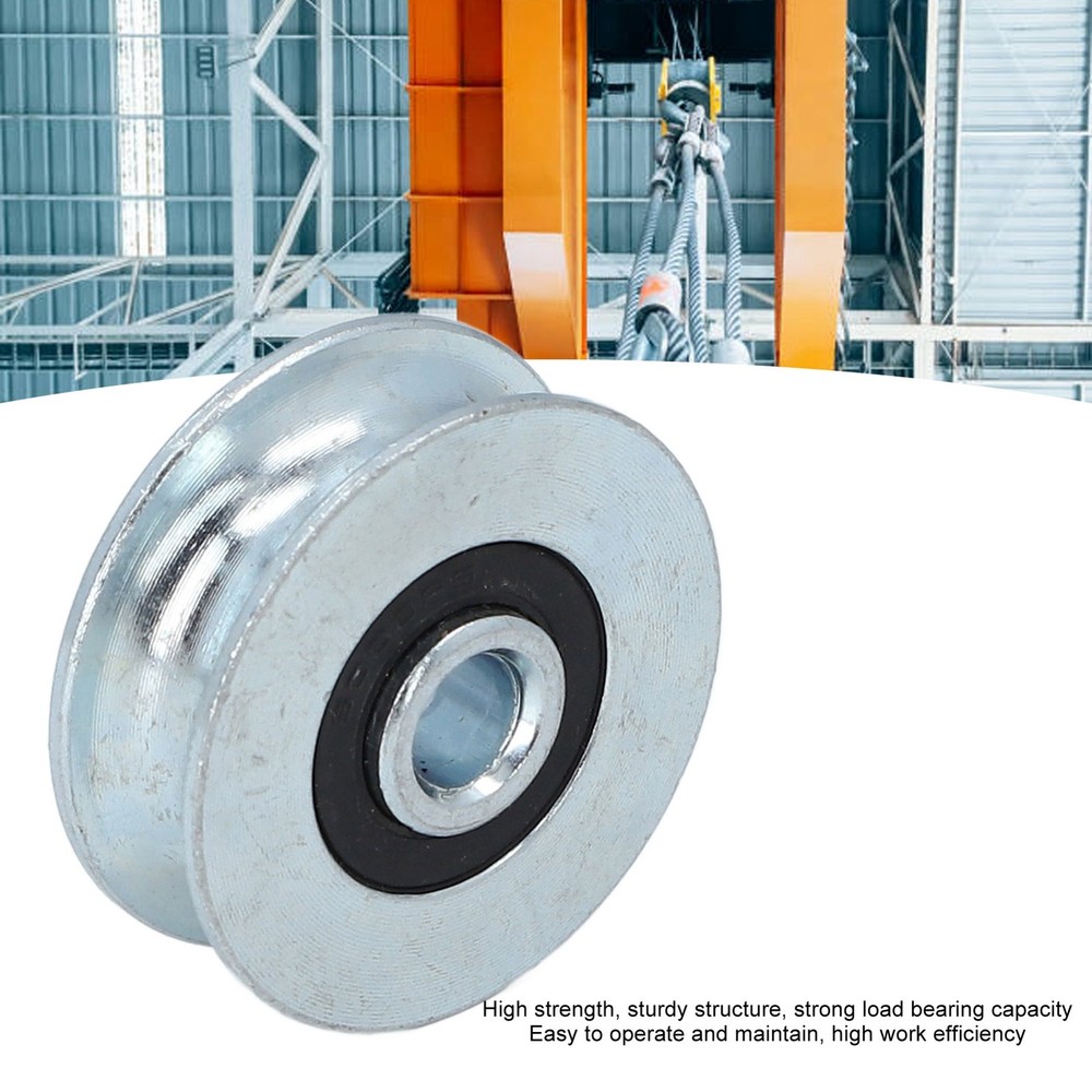2 Pcs Pulley Rolling Wheel High Strength Load Bearing For Heavy Objects Premium
