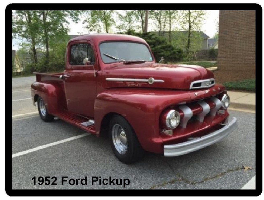1952 Ford Pickup Refrigerator Magnet
