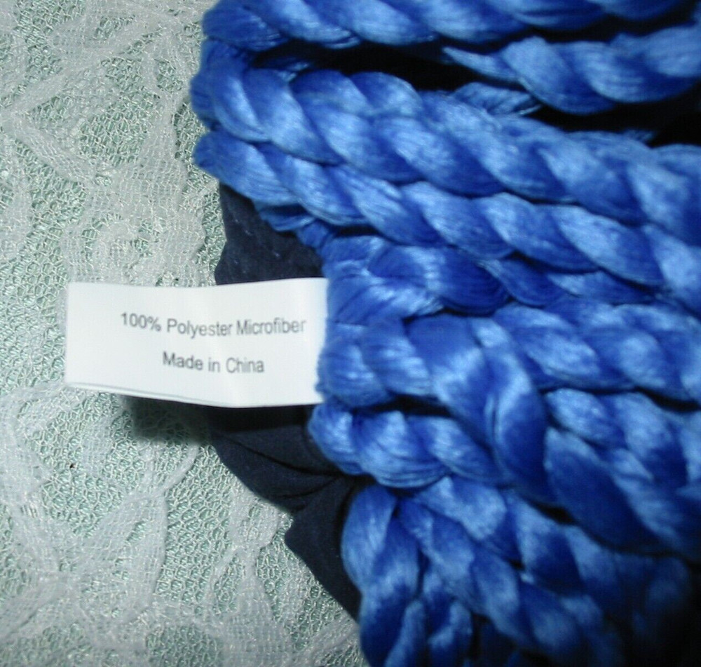 Fuller Brush String Mop Replacement Head - Blue Microfiber ~ AS IS