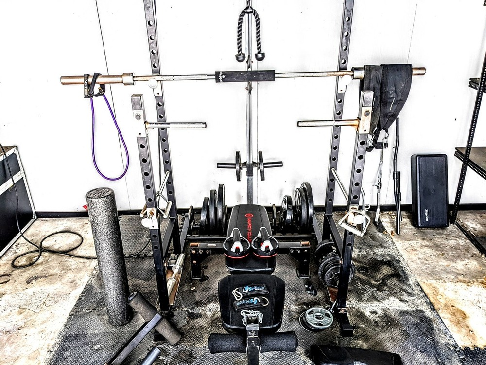 squat rack used