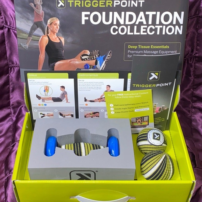 TriggerPoint Foundation Collection Deep Tissue Essentials Massage Leg Hip Glutes
