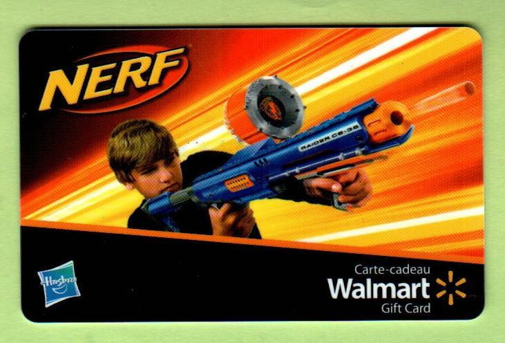 WALMART ( Canada ) Nerf Raider 2010 Gift Card ( $0 )