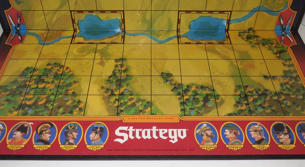 Vintage 1986 Milton Bradley Stratego Replacement replacement game board