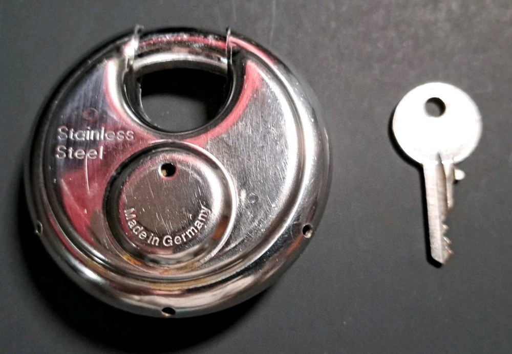Stainless Steel Lock Hardened with One key