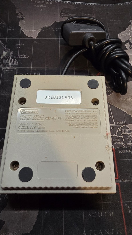 USED/UNTESTED Nintendo Super Scope Receiver for Nintendo SNES