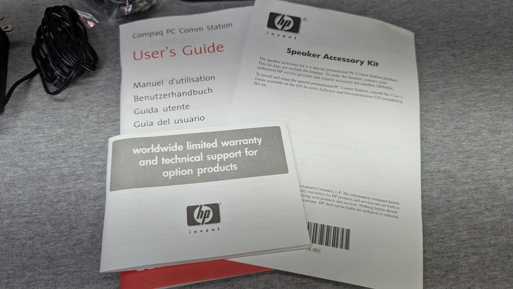 Compaq PC Comm Station P8814A Speaker Accessory Kit