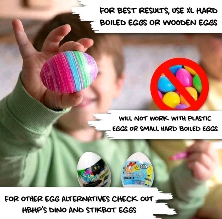EUC Eggmazing Egg Decorating Kit Easter Egg Spinner and 8 Safe Non-Toxic Markers